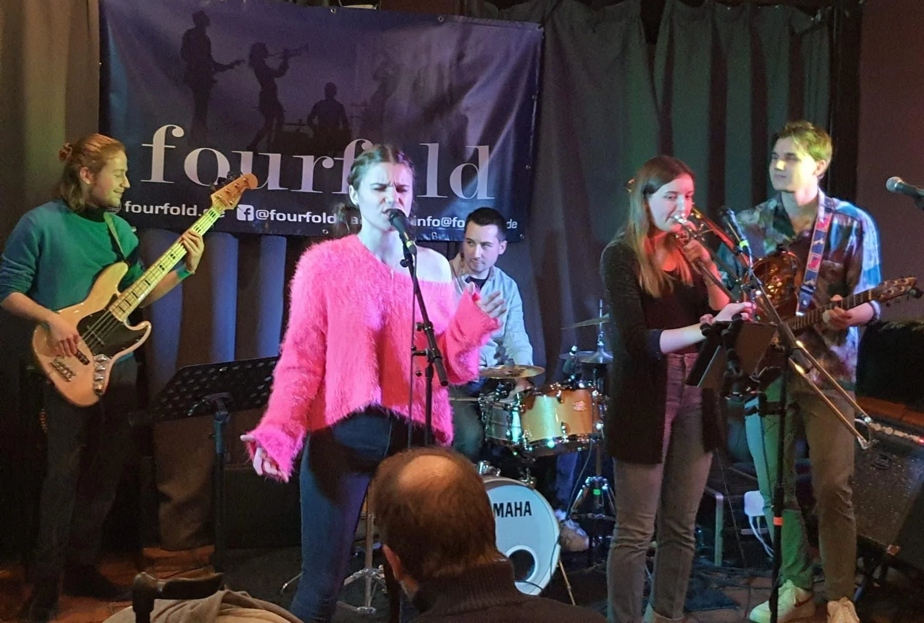 Fourfold bei einem Konzert in der KÖNIGSBURG Süchteln